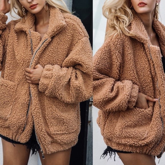 LEVINA Softest Autumn Love Jacket - CAMEL - Picture 3 of 5